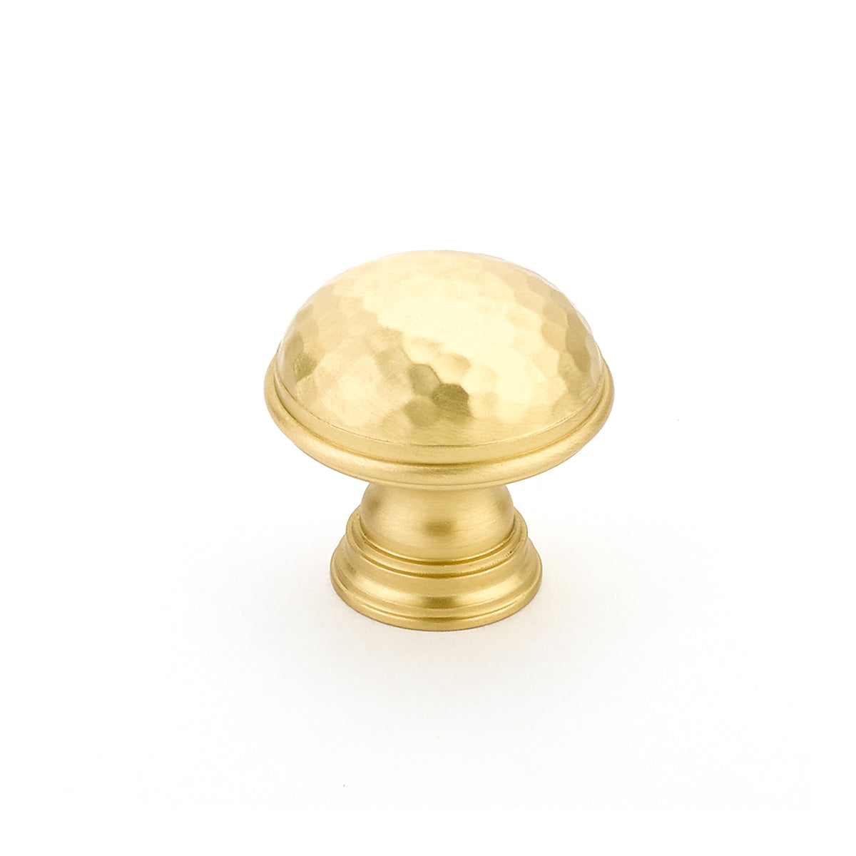 Schaub Atherton - Knob Hammered - Plain Edges - 1-1/4"