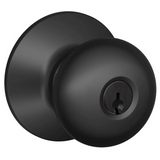 Schlage Residential F51A - Entry Lock - Plymouth Knob, C Keyway with 16211 Latch and 10063 Strike