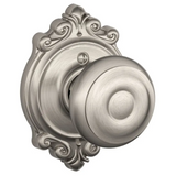 Schlage Residential F170 - Georgian Knob Half Dummy - Brookshire Rose