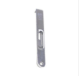 Ferco Manual 6" Flush Bolt, Route-In Radius Corner - 6-U2212-00-0