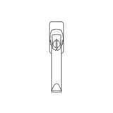 London Handle For Tilt & Turn Windows - Made Of Aluminum - White