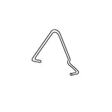 Steel Sash Window Glazing Clips, Steel - 50 Per Box