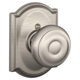 Schlage Residential F170 - Georgian Knob Half Dummy - Camelot Rose