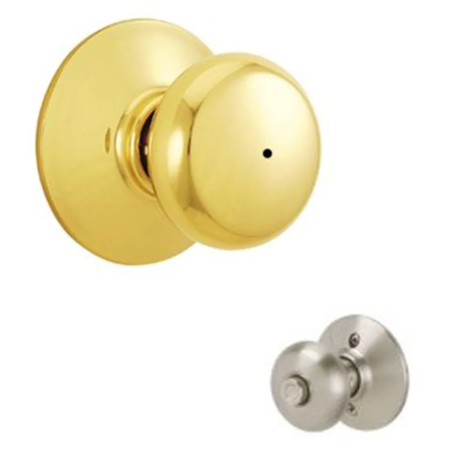 Schlage Residential F40 - Privacy Lock - Plymouth Knob, 16080 Latch and 10027 Strike - Kinsler Rose
