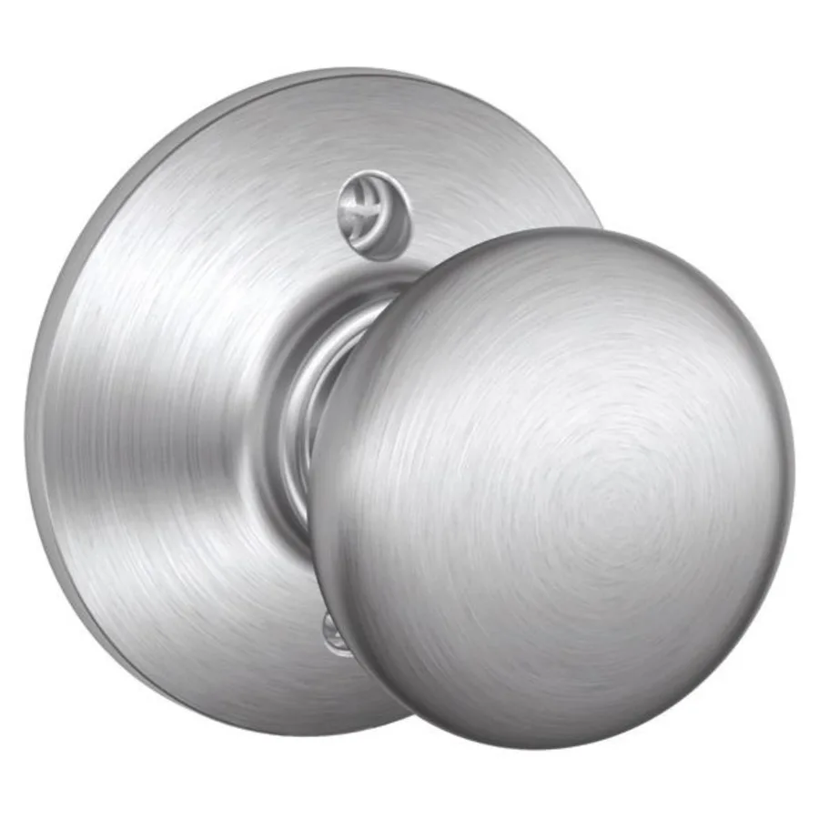 Schlage Residential F170 - Plymouth Knob Half Dummy-Kinsler Rose