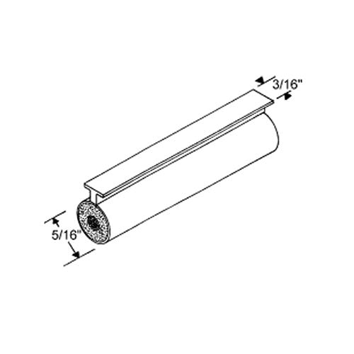 SLIDE IN T-SLOT 5/16 BULB, 3/16 SLIDE ON - WHITE