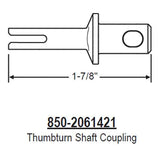 Hoppe Thumbturn Fork Sliding Door For For Hoppe Thumbturns Thumbturn Fork For Sliding Doors - 2061421