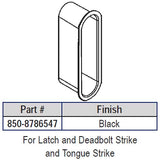 HOPPE Latch and Deadbolt Dust Cap - Black, 8786547