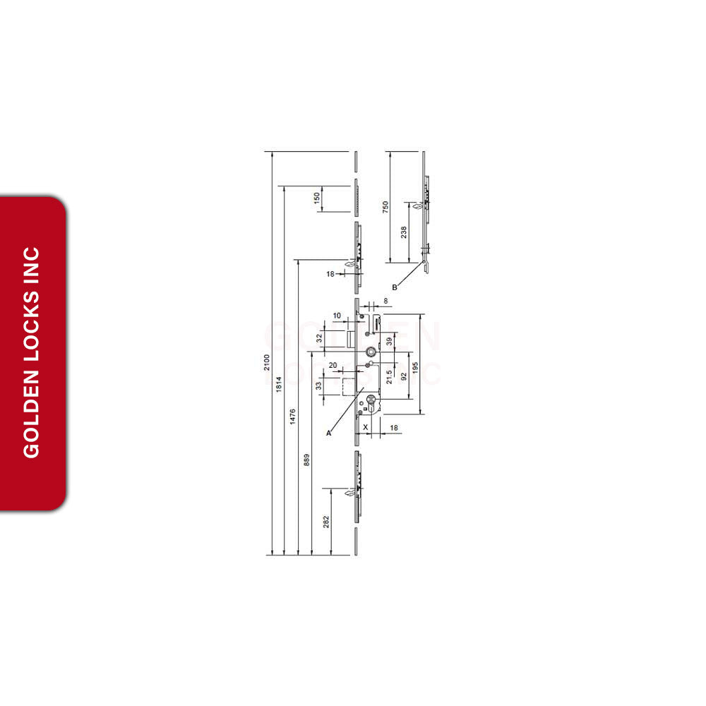 Tripact 3 point Manuel Multipoint 854-10915