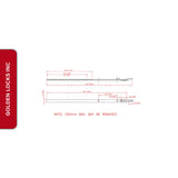 GU Top Extension 500mm 854-14412