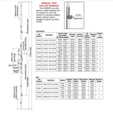 16MM MANUAL GEAR, 35/92, ROLLER @ 29.53", 1" DEADBOLT THROW