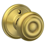 Schlage Residential F170 - Georgian Knob Half Dummy - Alden Rose