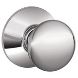 Schlage Residential F10 - Plymouth Knob Passage Lock with 16080 Latch and 10027 Strike- Kinsler Rose