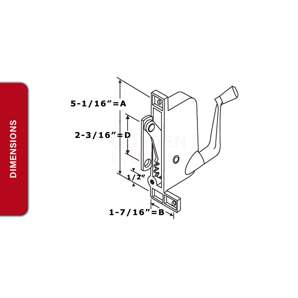 ABC Awning Operator RH 41-212P D