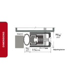 Aluminum Adjustable Sealing System 19-1329B-36