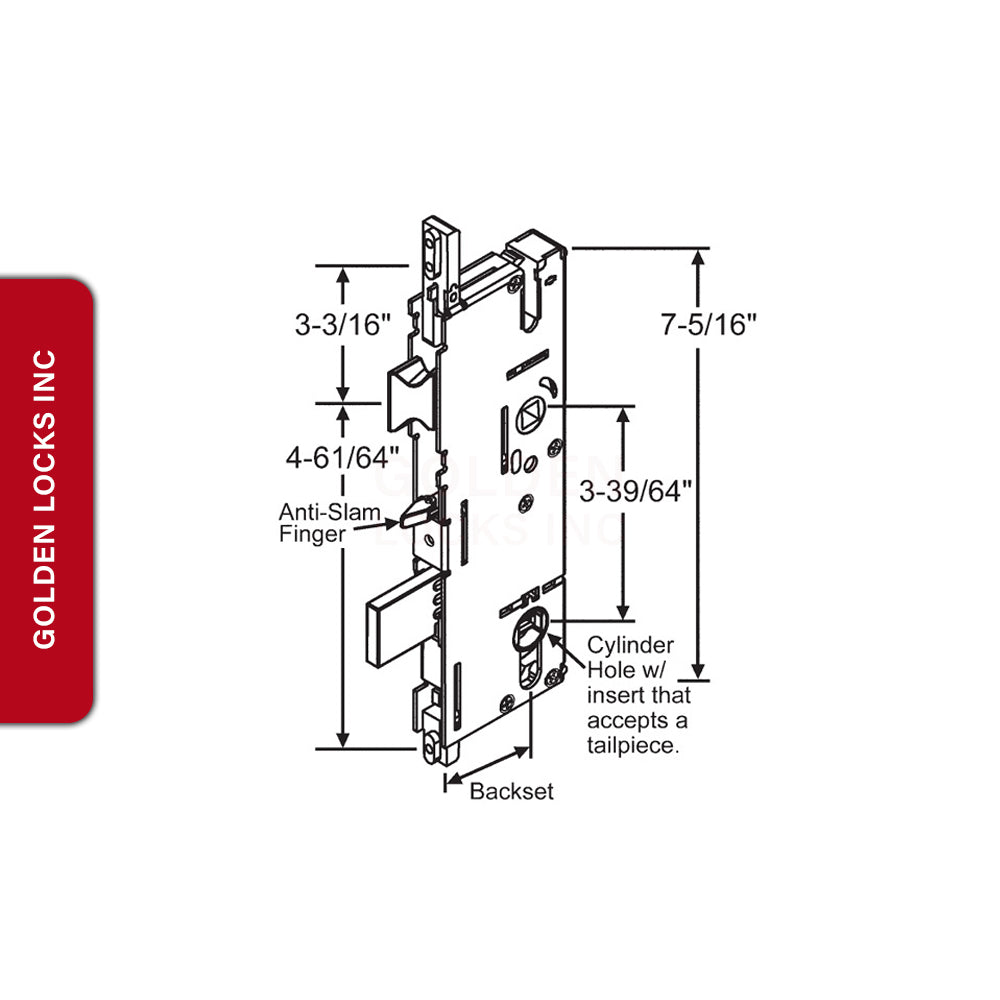 Amesbury Single Point Lock 56-207