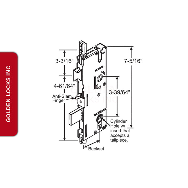 PE Fraser OP-083C White Multi-Point Window Lock – Amesbury Truth, Fits Vinyl/Aluminum/Fiberglass, Zinc Die-Cast