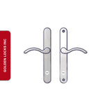 Amesbury Truth Swing Dummy Door Handle Set 55-241LHBD