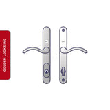 Amesbury Truth Swing Door Handle Set 55-241RHB
