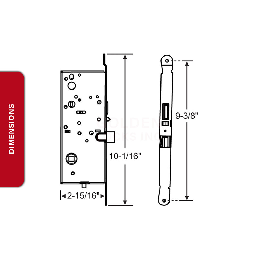 Ashland Multipoint Lock 56-377