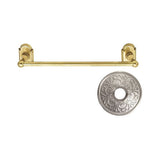 Emtek 30" Traditional Brass Towel Bar w/Lancaster Rosette