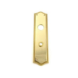 Baldwin 6991 Interior Escutcheon Plate - Cut for Cylinder