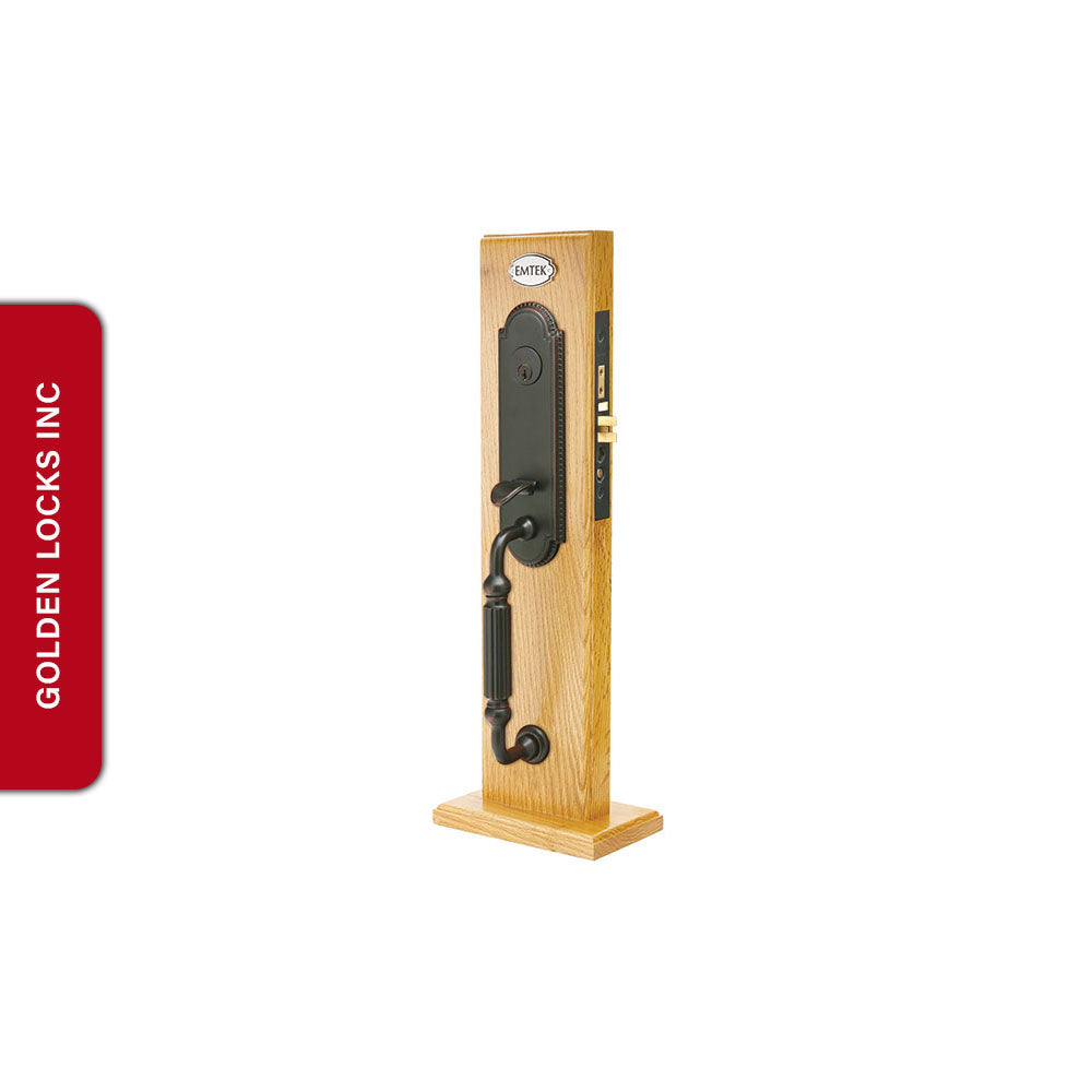 Emtek 3304 Hamilton Brass Mortise Entrance Handleset - Entry Set