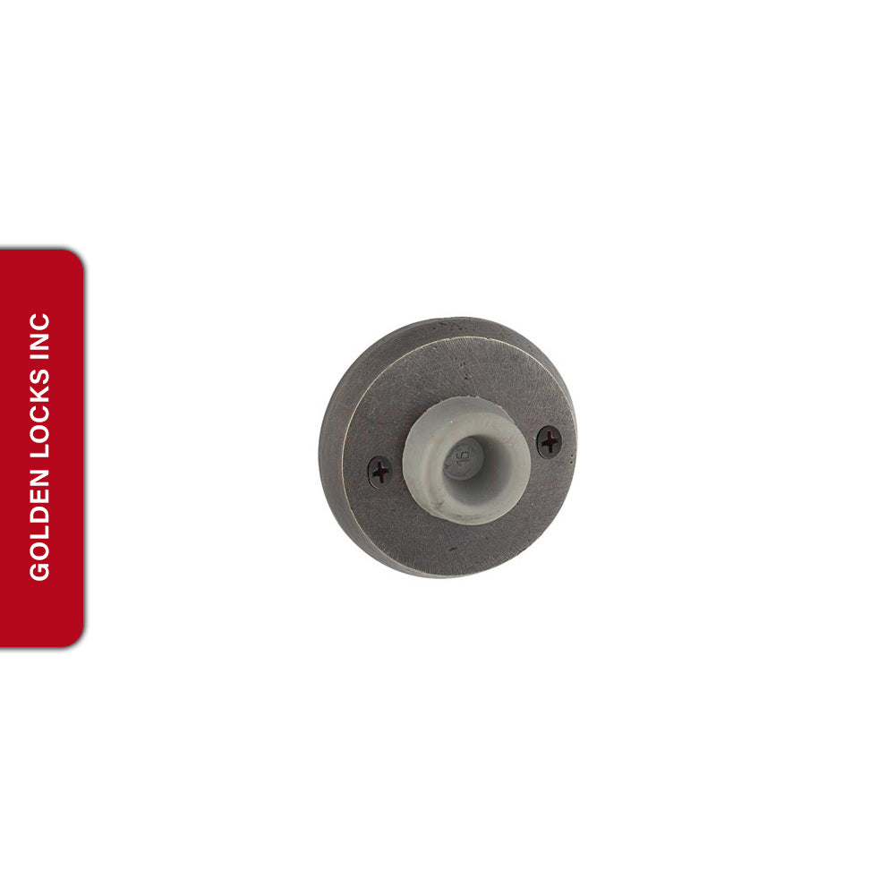 Emtek 2255 Wall Bumper Door Stop with #2 Rosette