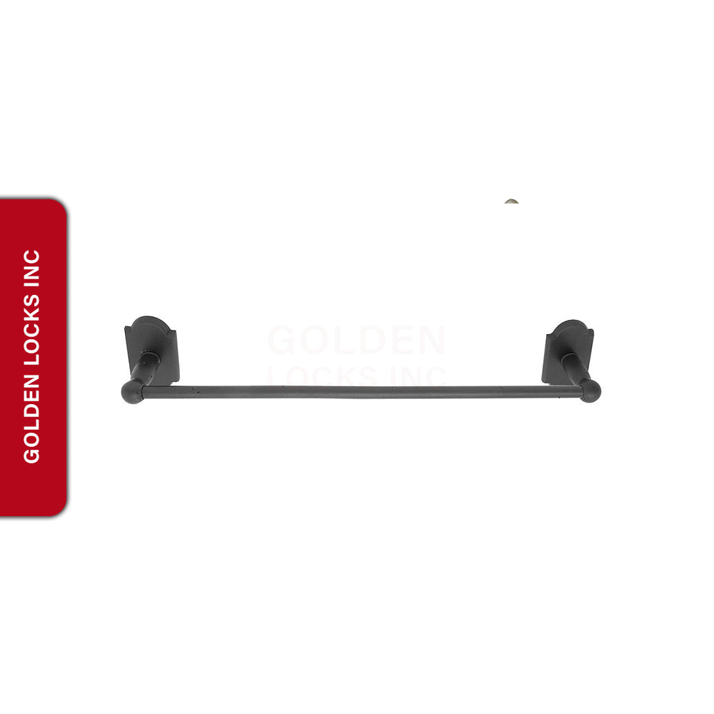 Emtek 23024 Sandcast Bronze 12 Inch Towel Bar