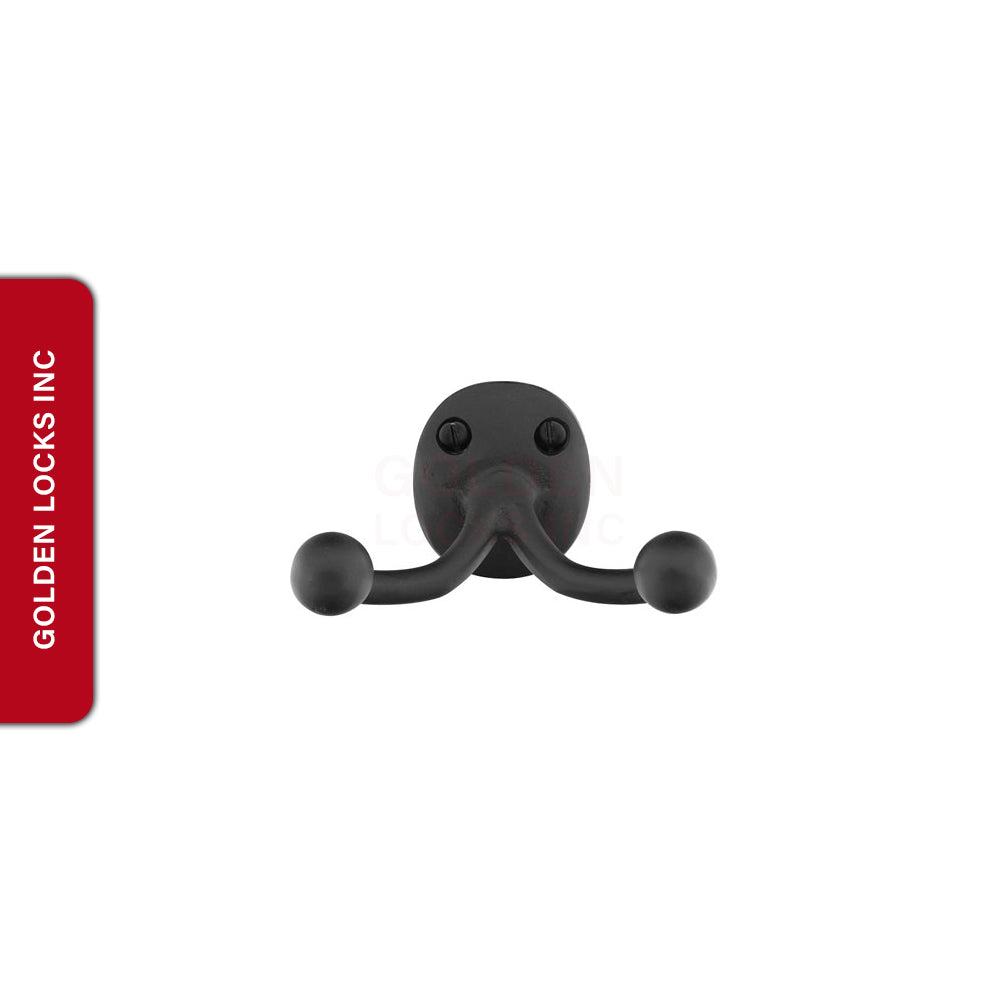 Emtek 2306 Sandcast Bronze Double Robe Hook