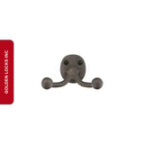 Emtek 2306 Sandcast Bronze Double Robe Hook