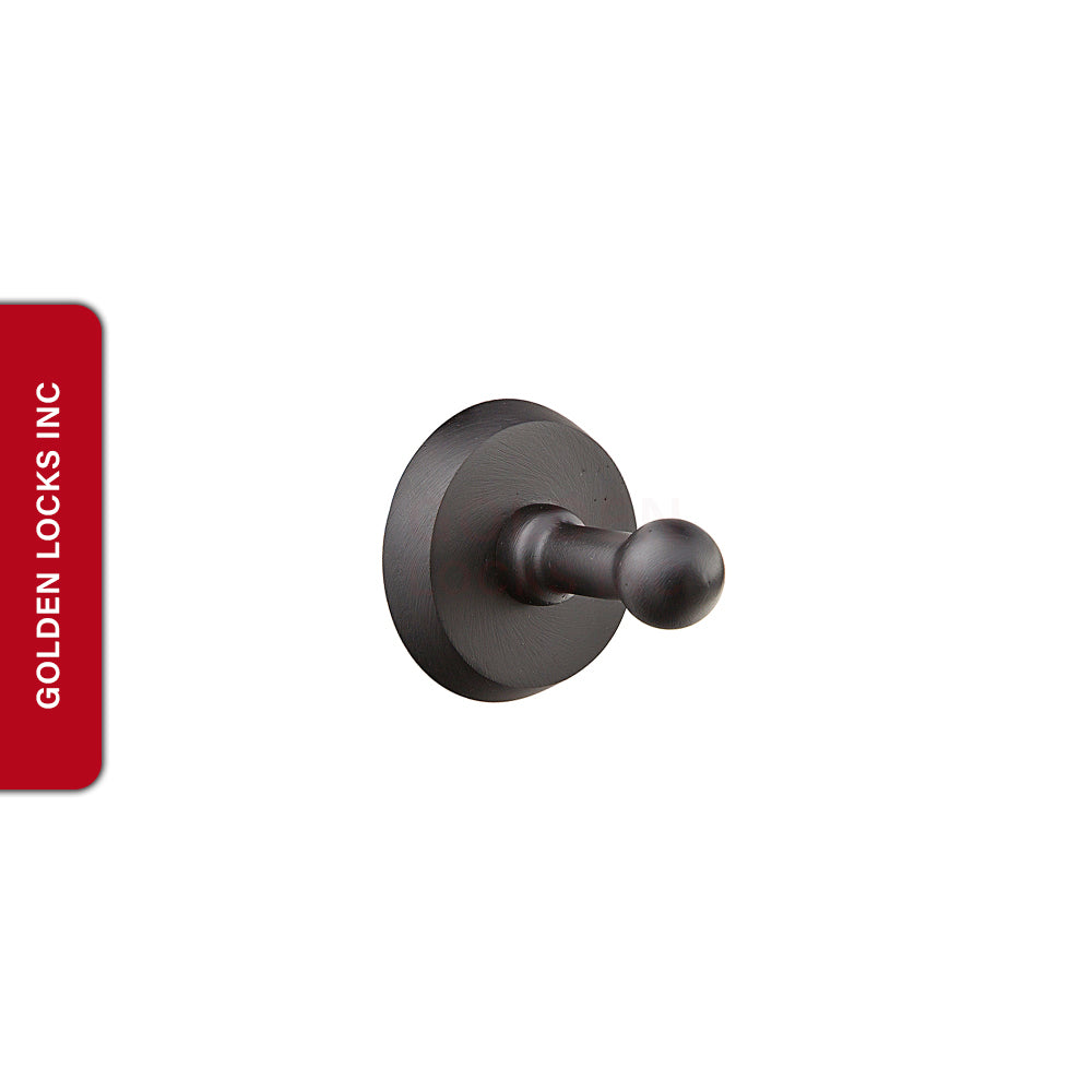 Emtek 2308 Sandcast Bronze Single Post Robe Hook