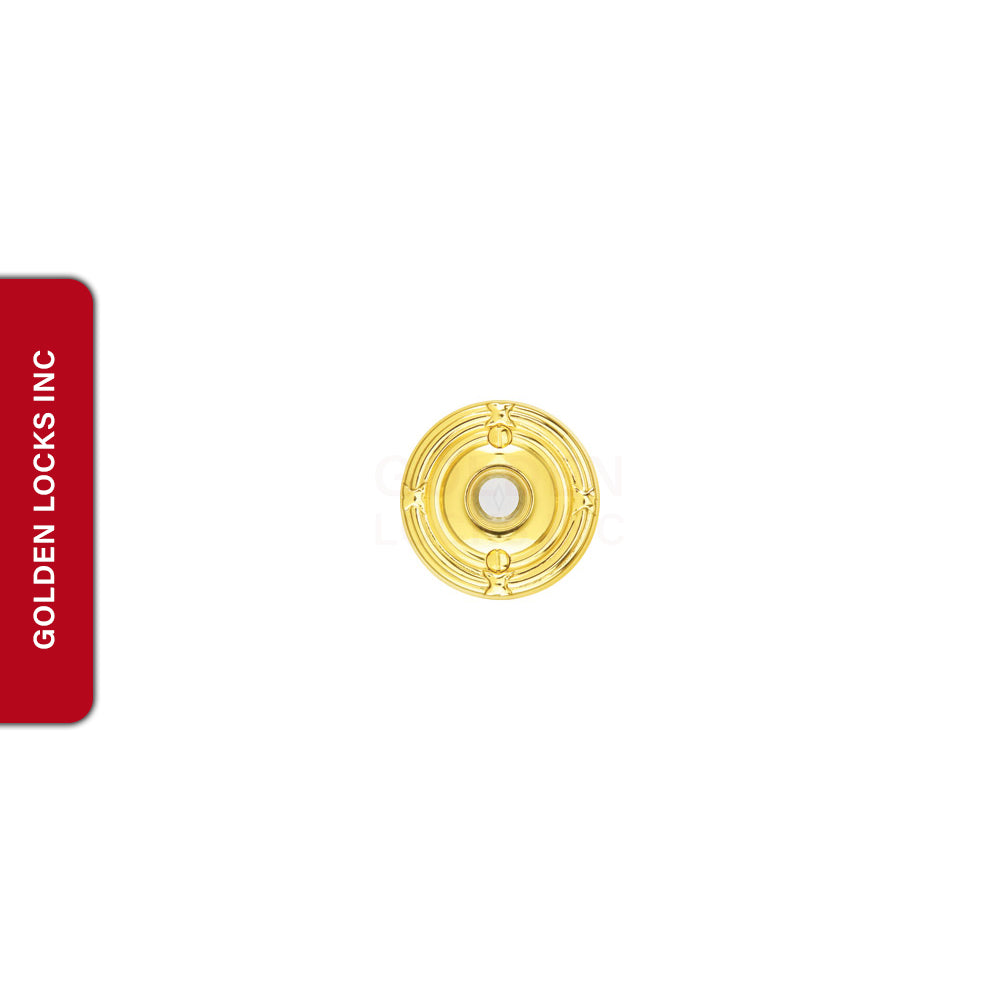 Emtek 2406 Brass Lancaster Door Bell Cover