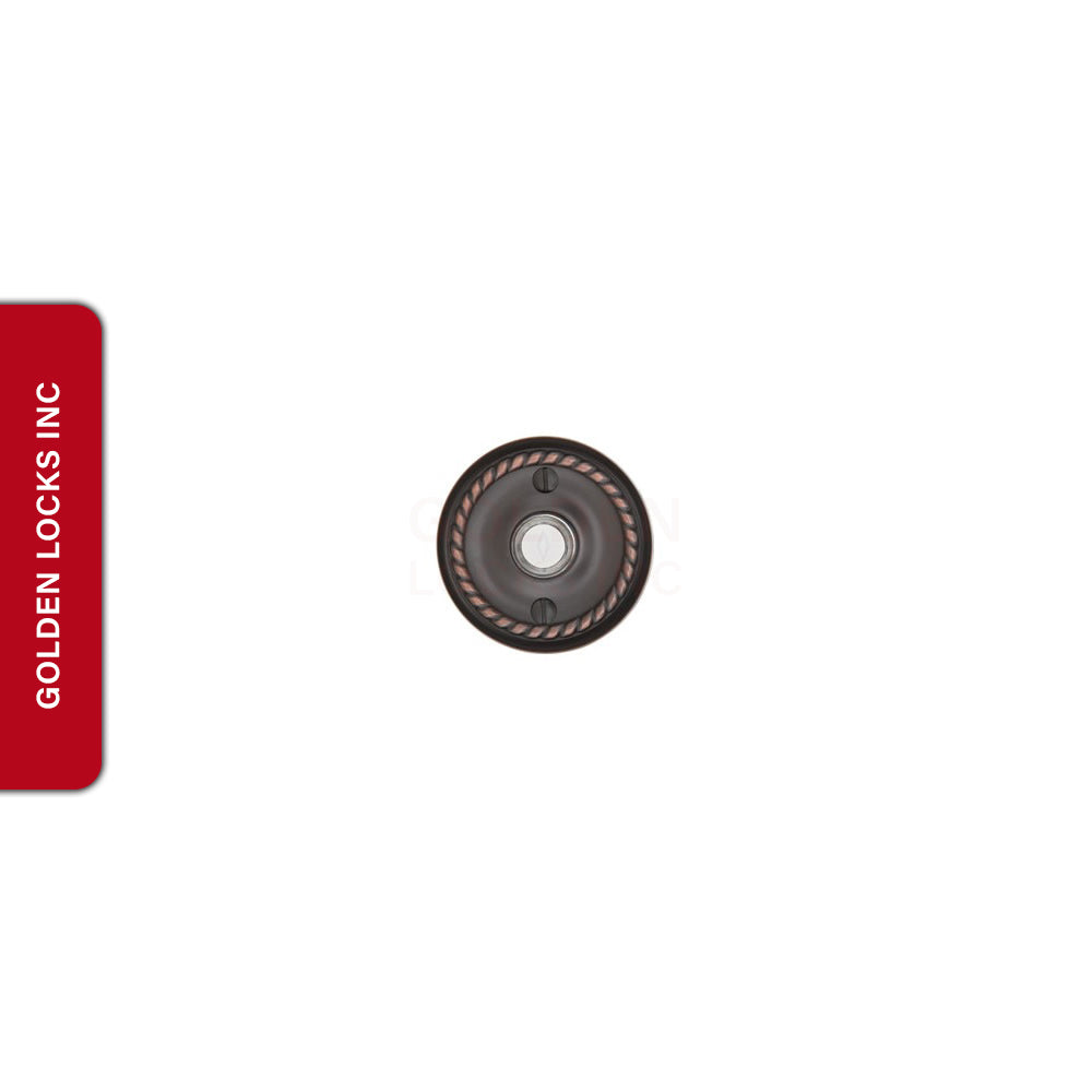 Emtek 2406 Brass Lancaster Door Bell Cover