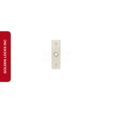 Emtek 2440 Doorbell Button with 11/2" x 5" Rosette STRETTO Plate