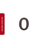 Emtek 282 6 Inch Sandcast Bronze House Numbers