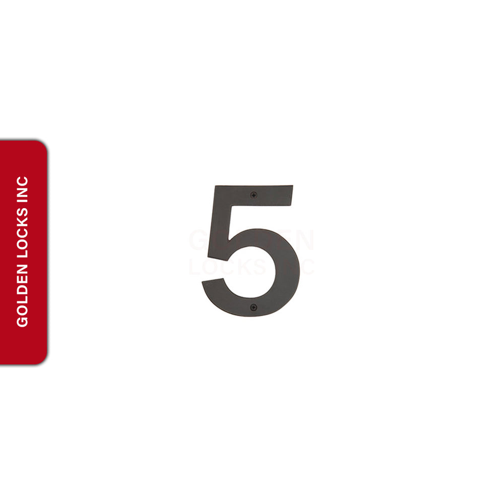 Emtek 282 6 Inch Sandcast Bronze House Numbers