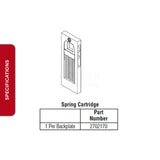 HOPPE HLS7 Series Multipoint Lock Spring Cartridge - 2702170