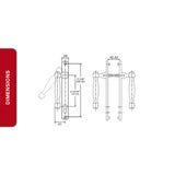 Inactive Sliding Door Handle Set 8763259