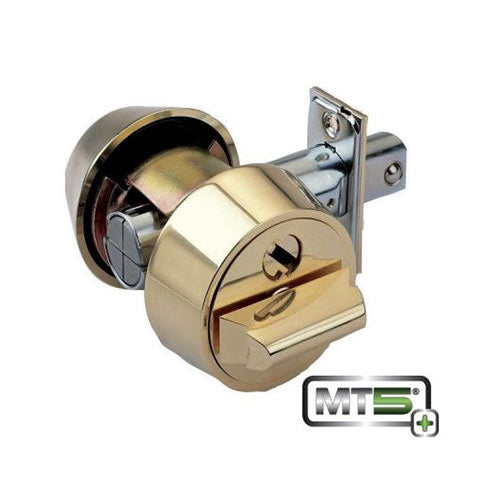 Mul-t-lock MT5+ MTL800 Hercular® Double Cylinder Captive key Deadbolt w/Decorative Rosette (on outside only)