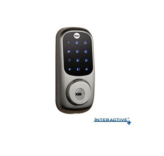 Yale Real Living Electronic Deadbolt with Mul-t-lock Interactive+ cylinder