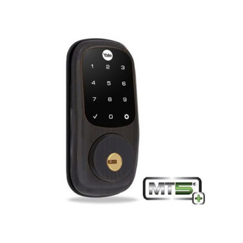 Yale Real Living Electronic Deadbolt with Mul-t-lock MT5+ cylinder