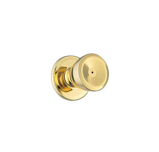 BEVERLY, PRIVACY KNOBSET - POLISHED BRASS - NA-300-B-3
