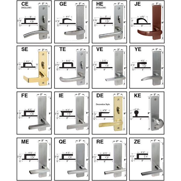 CalRoyal NM Series, Extra Heavy Duty Mortise Locks, Grade 1 ESCUTCH