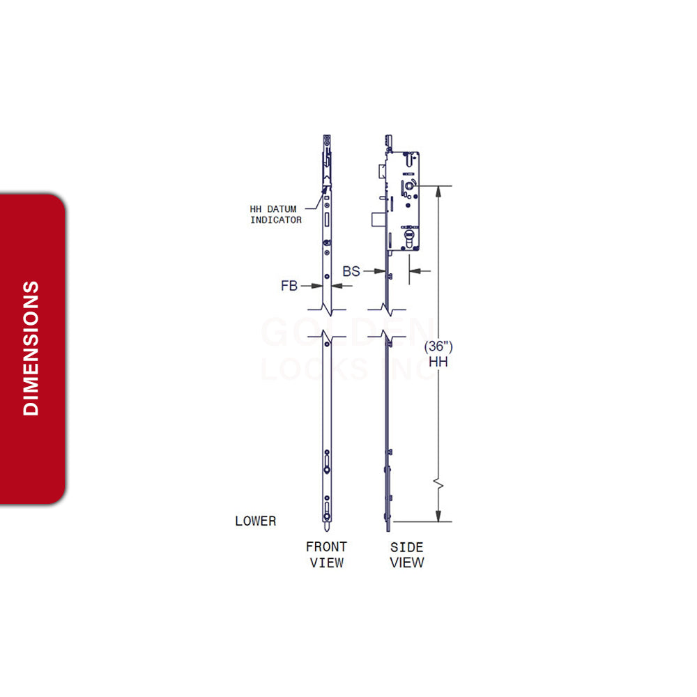 Premier 2000 Multipoint Lock 56-387