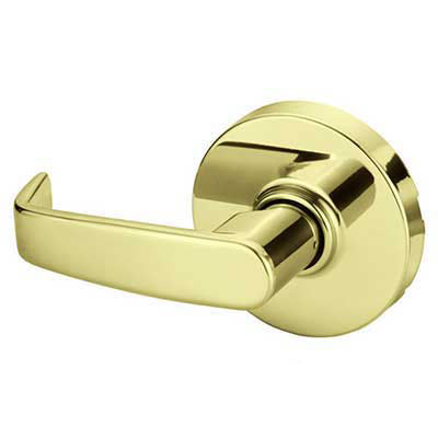 Sargent 28-10U94-LL-US3 10 Line Double Lever Trim, L Rose, L Lever, US3/605 Bright Brass Finish