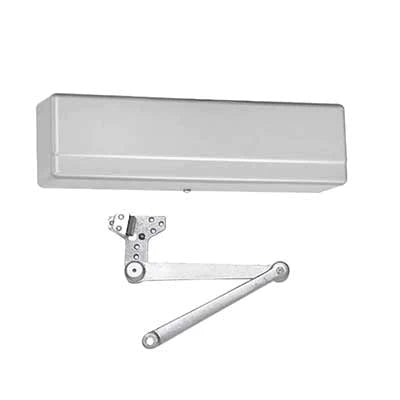 Sargent 1431-CPSH-DA-EN Powerglide Door Closer, Delayed Action, Compression Holder Arm, Aluminum Enamel