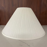 WL6x19x12 Cream Pleated Shade