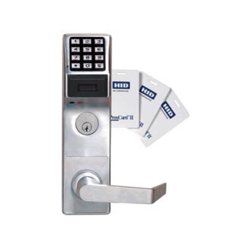 Alarm Lock PL3500 Trilogy Electronic Proximity Mortise Lock,Finish-Satin Chrome