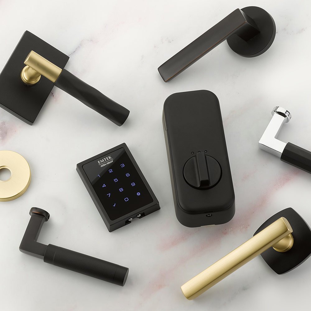EMPowered Deadbolts - EMPowered Motorized Touchscreen Keypad Deadbolt In Oil Rubbed Bronze - Emtek Hardware